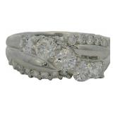 Platinum 1.20 ct Natural Diamond Ring