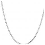 14kt Brilliant 10.00 ct VS Diamond Tennis Necklace