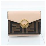 Fendi Zucca Leather Trifold Wallet