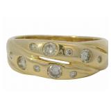 18k Gold 0.31 ct Natural VS Diamond Ring