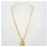 Yves Saint Laurent Omega Chain Large Gold Necklace