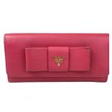 Prada Saffiano Leather Long Wallet