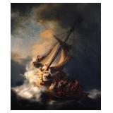 Storm on the Sea of Galilee Canvas by Rembrandt