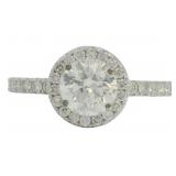 14k Gold 1.41 ct Round Brilliant Diamond Ring