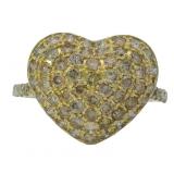 18k Gold 1.50 ct Natural Diamond Ring