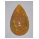 Natural 7.80 ct Cabochon Pear Cut Ethiopian Opal