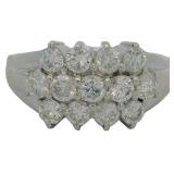 Platinum 1.07 ct Natural Diamond Ring