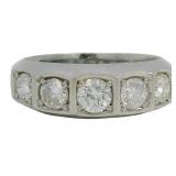 Platinum 1.01 ct Natural VS Diamond Ring