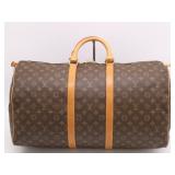 Louis Vuitton Monogram Keepall 55 Boston Bag