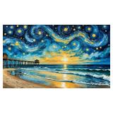 Starry Pier Limited Edition by Studio Van Gogh