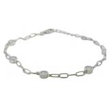 Bezel Set 1.00 ct By The Yard Diamond Bracelet