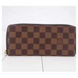 Louis Vuitton Damier Ebene Clemence Wallet