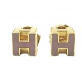 Hermes H Cube Earrings