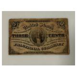 1863 3 Cent Fractional Currency
