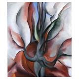 Autumn Leaves The Maple Canvas by Georgia Okeeffe