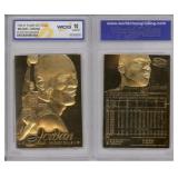 23K Gold Michael Jordan Fleer Card Lot