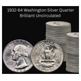1932-64 Choice BU Washington Silver Quarter