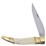 Hen & Rooster White Bone Lockback Knife