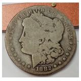 1882 CC Carson City Morgan Silver $1