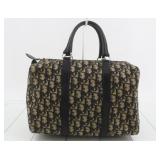 Christian Dior Trotter Canvas Boston Bag