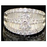 18kt White Gold 3.05 ct Natural VS Diamond Ring