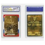 23K Gold Michael Jordan Fleer Rookie Card