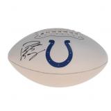 Autographed Peyton Manning NFL Football