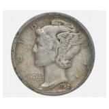19290-D Mercury Silver Dime