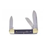 Hen & Rooster Buffalo Horn Gunboat Knife