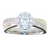 560Platinum .62 ct Natural Brilliant Diamond Ring