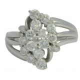 Platinum 1.02 ct Natural Diamond Ring