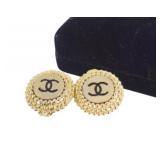 Chanel Coco Mark GP Clip-on Earrings