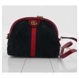 Gucci Marmont Leather & Suede Shoulder Bag