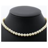 Mikimoto SV Akoya Pearl Necklace