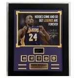 Kobe Bryant 5 Championship Rings Shadow Box