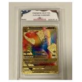 Pokï¿½mon Gold Custom Charizard Card