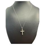 Beautiful Diamond Cross Necklace