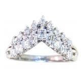 Platinum 1/2 ct Natural VS Brilliant Diamond Ring