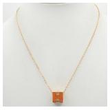 Hermes H Cube Necklace