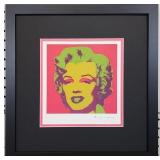 Marilyn Monroe Giclee Plate Signed Andy Warhol