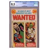 Vintage 1973 Wanted #9 Comic Book