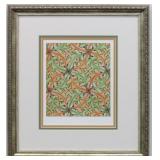 Lizard Tessellation Framed Giclee by MC Escher