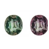 GIA Certified Oval 1.04 ct Color Change Sapphire