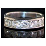 Platinum Natural 1.01 ct Brilliant Diamond Ring