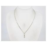 Gucci G Cut Silver Necklace