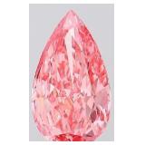 Pear Vivid Pink Cut 1.18 ct VS Lab Diamond