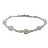 Brilliant 6.00 ct VS Lab Diamond Bracelet