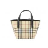 Burberry Beige Nova Check Hand Bag