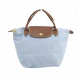 LONGCHAMP Light Blue Pliage Hand Bag