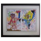 Untitled Framed Giclee by Jean Michael Basquiat